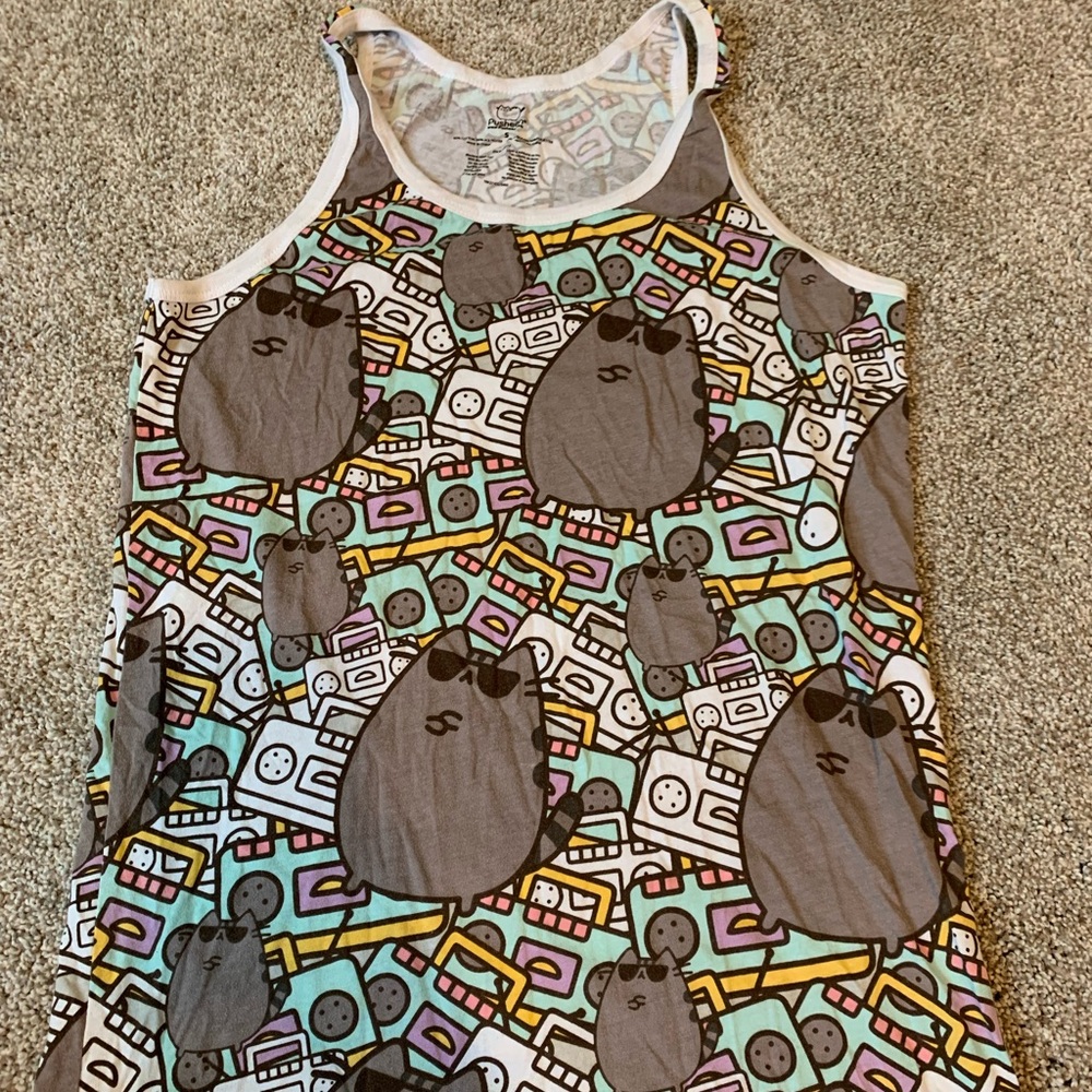 Pusheen Cool Cat Tank Top